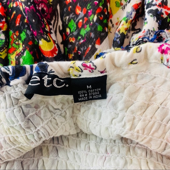 🎉HP🎉 Etc. /Mixed Floral Pattern Multicolor Dress - Picture 6 of 8